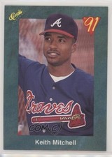 1991 Classic Update Green Travel Edition Keith Mitchell #T58 te2