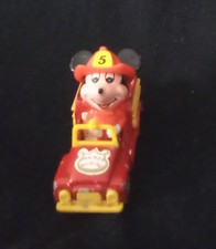 Vintage Diecast Toy WALT DISNEY PRODUCTIONS MICKEY MOUSE FIRE TRUCK PD-2