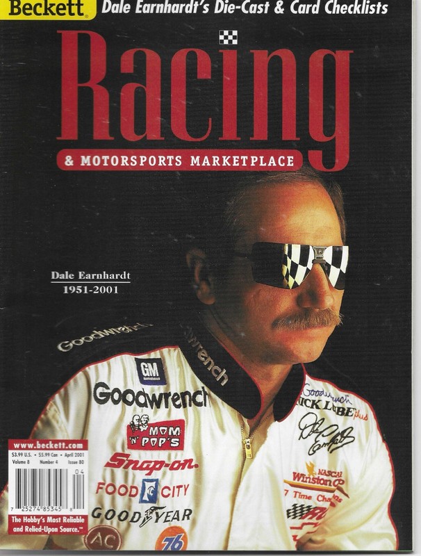 Beckett Racing Magazine / Dale Earnhardt Tribute / April 2001 / Nascar