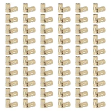 120 Pcs Threaded Heat Set Inserts M2.5x6x3.5mm Brass Knurled Insert Tip Nut