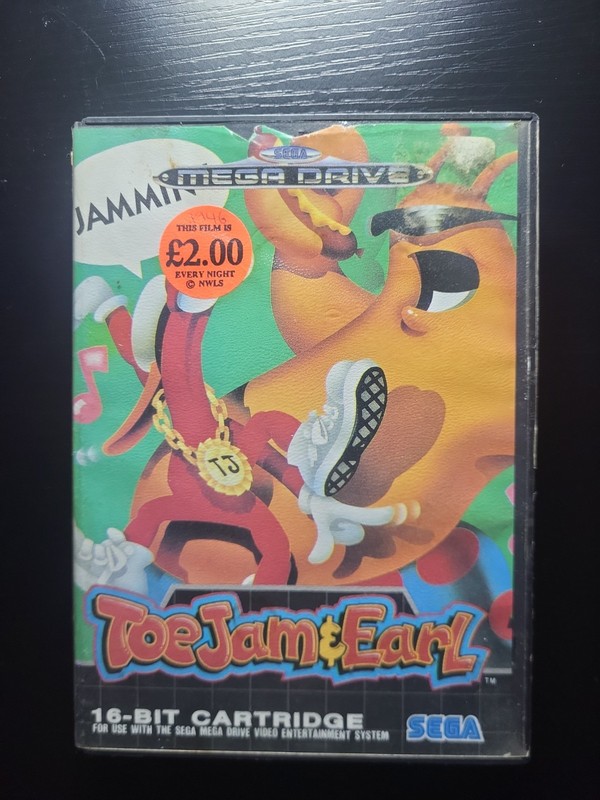 Toe Jam & Earl Sega Mega Drive game. No manual