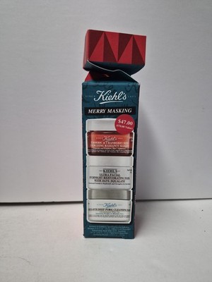 Kiehl's Merry Merry Masking Set Turmeric & Cranberry Seed Ultra Deep Pore New