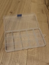 Sortierbox Aufbewahrungsbox 15 Fächer Transparent Kunststoff 17x9,5x2cm NEU