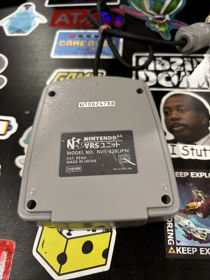 Adaptador de micrófono Nintendo 64 N64 VRS OEM ¡Hey you Pikachu! NUS-020 solo SIN MICRÓFONO Foto 3 de 3