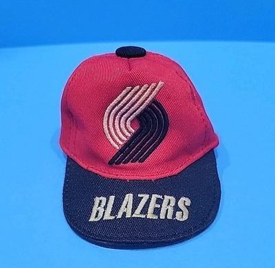 #ad Portland Trail Blazers Mini Hat Keychain Bag Clip 1994 Rip City NBA VTG Red $6.99