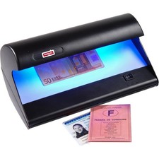 Détecteur de faux billets - Lampe UV blanche - Contrôle rapide et efficace