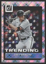 Trey Mancini #T-11 2022 Donruss Trending Diamond Baltimore Orioles