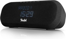 TEUFEL RADIO ONE DAB+ FM Radio Bluetooth Lautsprecher Wecker Schwarz B-Ware