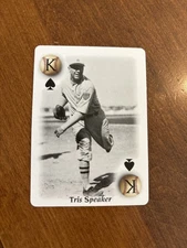 Tris Speaker 2000 US Playing Card All Century King Spades Senators HOF