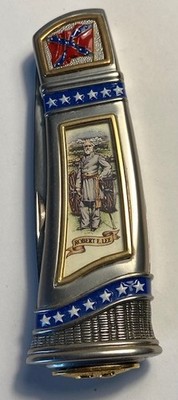 Franklin Mint collectible Robert E. Lee  folding knife