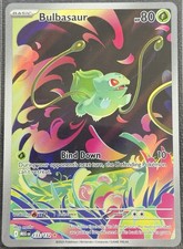 Pokémon Bulbasaur 133/132 Me01: Mega Evolution Illustration Rare Full Art Holo