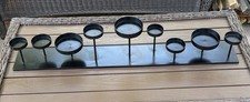 31 Iron Votive Candelabra Tiered Candle Holder Modern Decor 9-light
