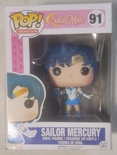 Funko Pop! Sailor Moon #91 Sailor Mercury Vinyl Figure VAULTED! READ Description