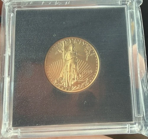 1999 American Eagle 1/4 oz Gold Coin, Beautiful Gem Uncirculated, As Shown
