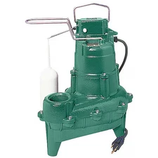 Zoeller 264-0001 Waste-Mate 4/10 Hp 2" Auto Submersible Sewage Pump 115V