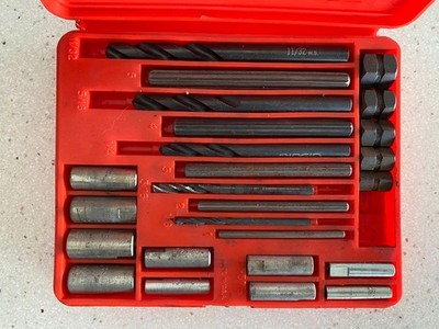 Snap On Blue Point Screw Extractor Set No 1020 USA Used