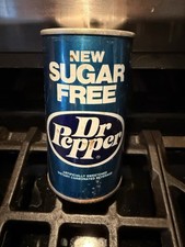 Dr. Pepper NEW Sugar Free Soda   Can Blue