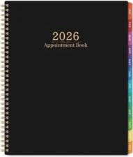 2026 Appointment Book - Daily Planner 2026 from Jan. 202 - Dec. 2026, 30-Minute