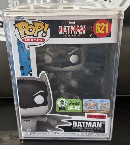 Funko Pop! Batman (bat-manga) ECCC Black White #621 Grail LE 500 Pieces In Hand