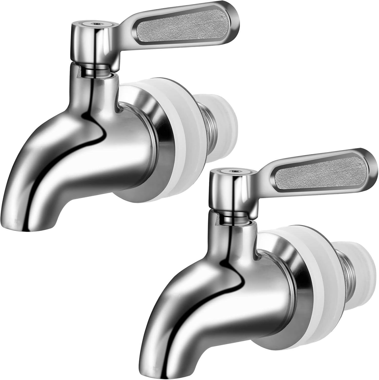 2 Pack Metal Spigot for Beverage Dispenser, Drink Dispenser Spout Replacement, S