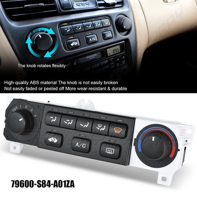 Fit 1998-2000 Honda Accord Climate Temp Control Unit Heater A/C 79600-S84-A01ZA