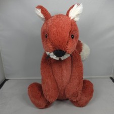 Jellycat - Bashful Squirrel - Medium Plush Soft Toy 12" Retired Original Red