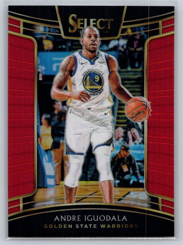 2018 Panini Select Red Prizm #24 Andre Iguodala /199