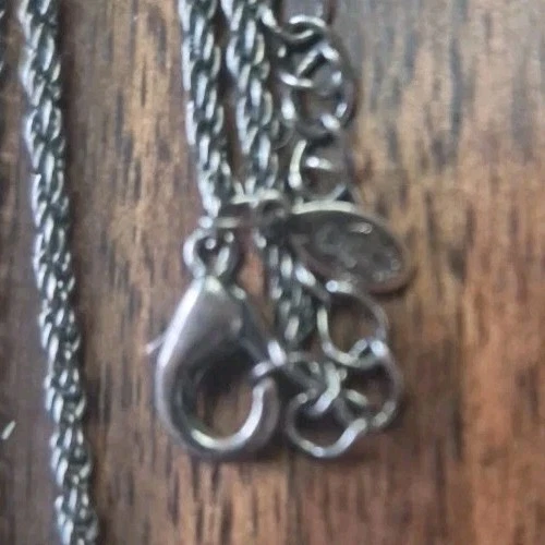 Collar Negro Hematita Verde Estrás Retro Gótico Chic Punk Foto 4 de 4