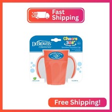 Dr. Brown's Milestones Cheers 360 Spoutless Transition Cup with Handles, Travel
