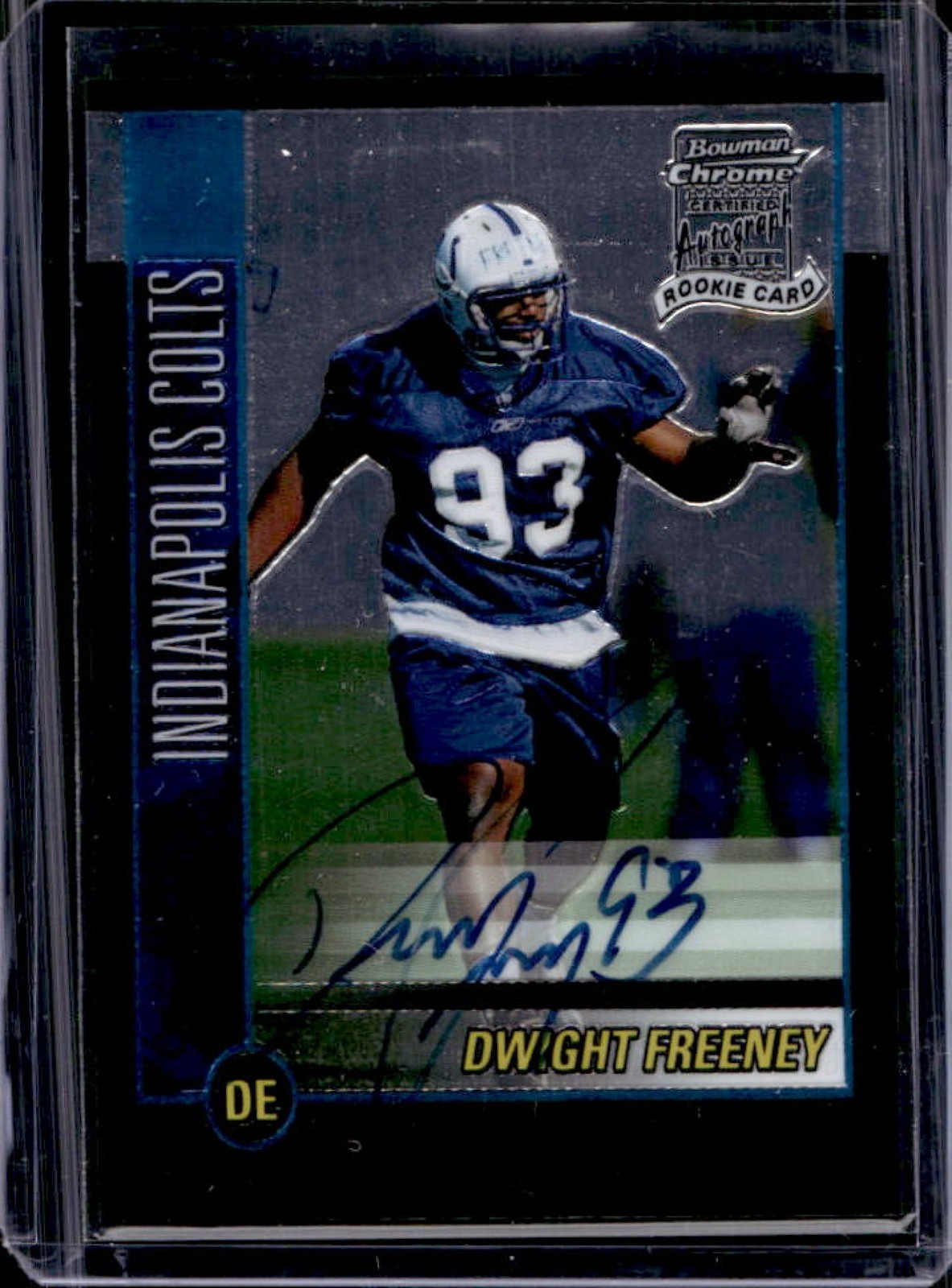 Dwight Freeney Bowman Chrome #227 Autograph