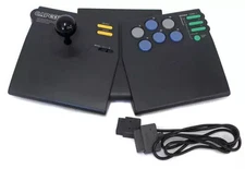 Super Famicom Hard Capcom Power Stick Fighter Fc Cable Missing Body Condition Is