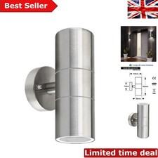Modern Stainless Steel Up Down Wall Spotlight - Outdoor Lighting