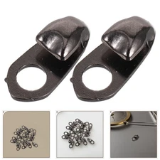 20 Pcs Alloy Boot Lace Hooks Shoe Repair Eyelet Buckles Metal Rivets For Hiking