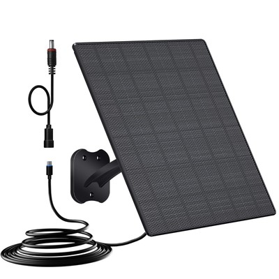 Zivif 10W Solar Panel for Security Camera, 5V 10W Solar Panel for T... Fast Ship