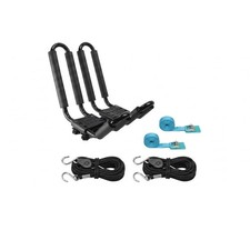 J-bar Kayak Roof Rack Single Set - Universal Car Top Carrier For Crossbars