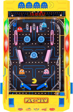 Pac-Man Flipper Elettronico Da Tavolo Arcade, Luci E Suoni Originali, Segnapunti