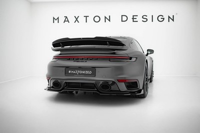 Maxton Design Diffusor Heckansatz passend für Porsche 911 Turbo S Sport Package