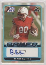 2021 Leaf Pro Set Power Base Platinum Spectrum Foil /99 Brant Kuithe Auto 0nj5