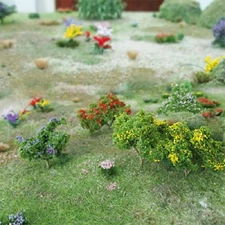 MP Scenery Products 70004 - O Scale - Flower Trees - 1-1/2" to 2" Height 8/pk