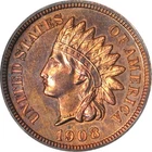 1908 1C Indian Cent PCGS PR63RB OGH (PHOTO SEAL)