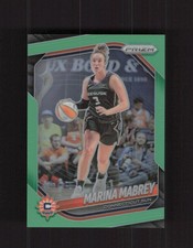 2025 Panini Prizm WNBA #18 Marina Mabrey Lime Green Prizms #/225