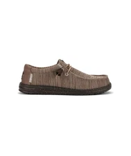 Hey Dude Wally Stretch Sox Men's Casual Shoes, Deep Taupe/Mole Brown, M13