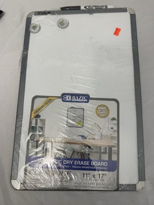 BAZIC Products Designer Frame 11x17 Magnetic Dry Erase Board