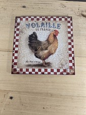 dessous de plat volaille de france ceramique / liege D 20cm