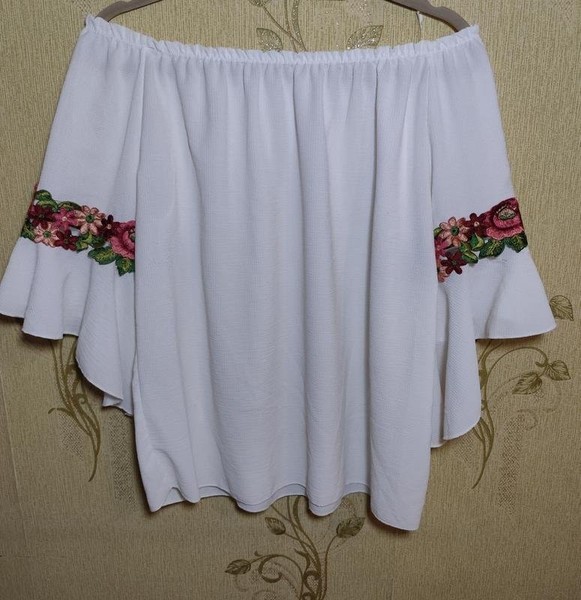 Women & Other Stories Blouse White Polyester 44-46