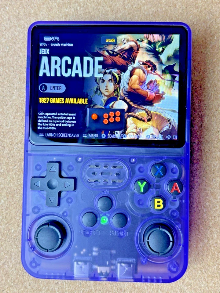 R36S Genuine R36S Retro Handheld Video Game Console ArkOS Quality SD Card 128GB - image 2 of 4