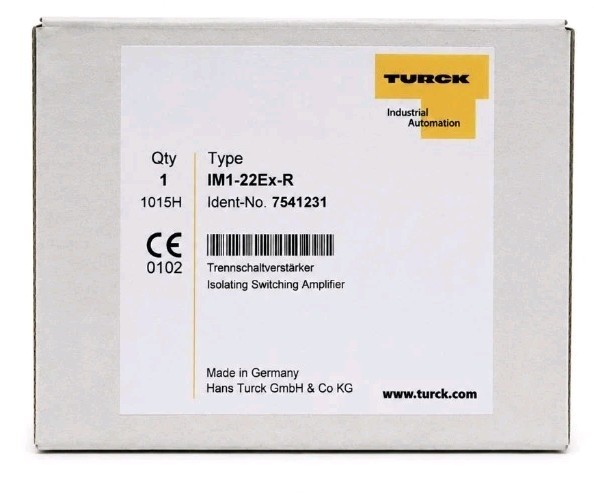 Turck IM1-22Ex-R *NEW IN BOX* 7541231 Isolating Switching Amplifier KLJ (C339)