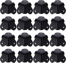 16PCS Angle Corner Furniture Protector Black Iron Speaker Corners Protector for