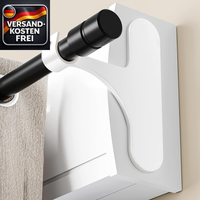 Vorhangstangenhalter Ohne Bohren FüR Rollladenkasten, Selbstklebend, 2Er-Set