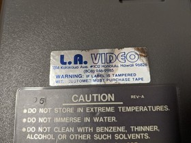 Ninja Gaiden Nintendo NES w/Hawaii Rental Sticker Tested Working